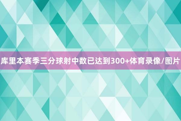 库里本赛季三分球射中数已达到300+体育录像/图片