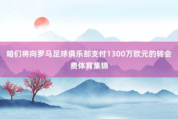 咱们将向罗马足球俱乐部支付1300万欧元的转会费体育集锦