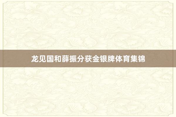 龙见国和薛振分获金银牌体育集锦