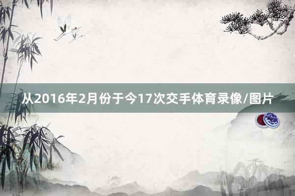 从2016年2月份于今17次交手体育录像/图片